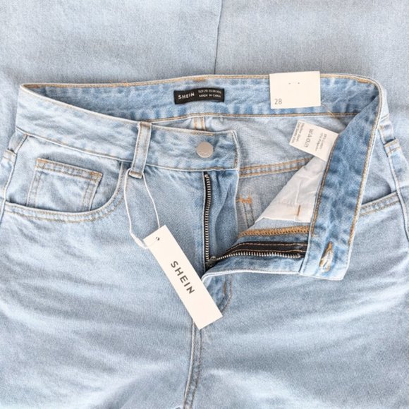 SHEIN BASICS Wide Leg Jeans - Picture 3 of 8